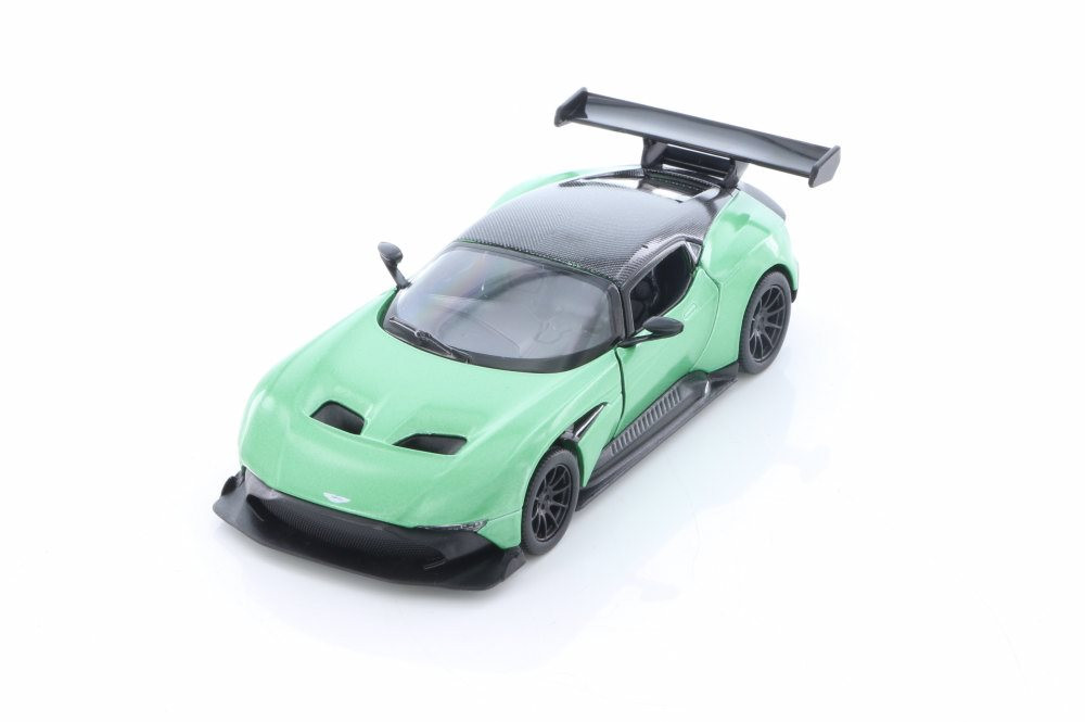 2016 Aston Martin Hard Top, Green - Kinsmart 5407D - 1/38 Scale Diecast Model Toy Car