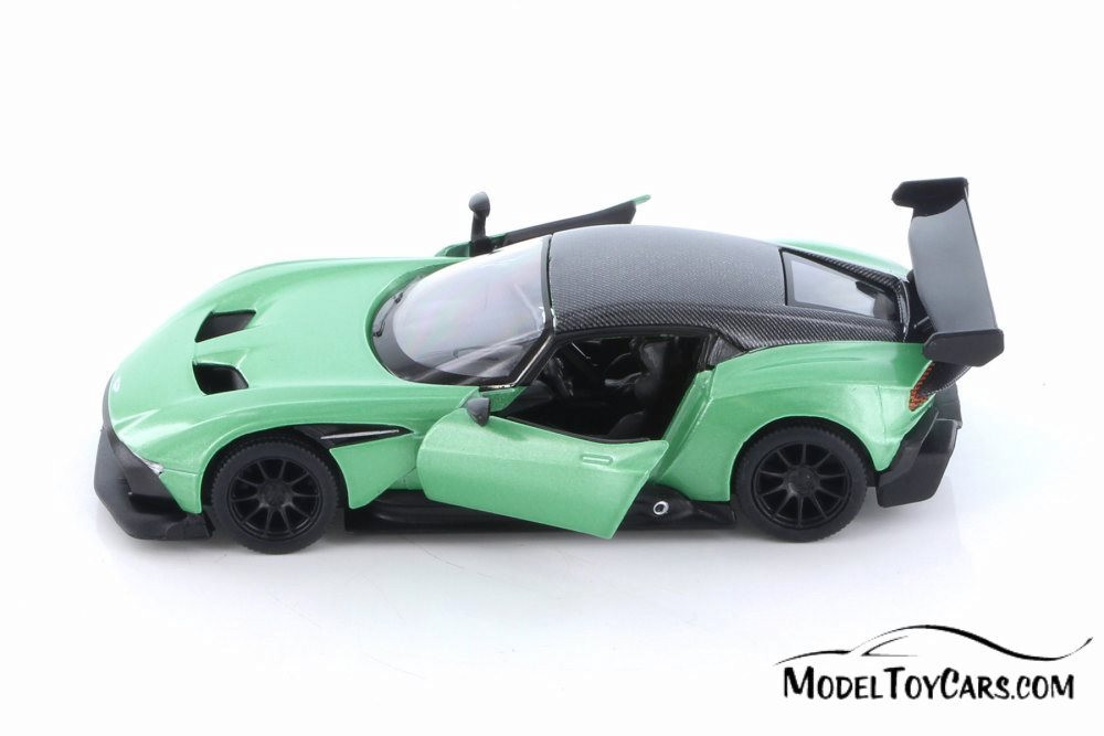 2016 Aston Martin Hard Top, Green - Kinsmart 5407D - 1/38 Scale Diecast Model Toy Car