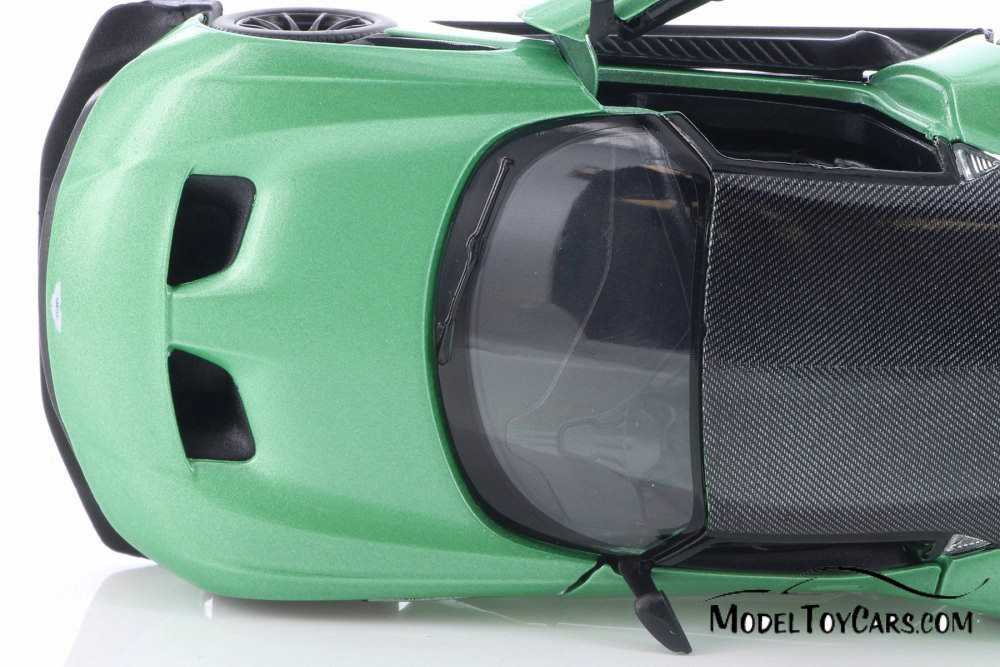 2016 Aston Martin Hard Top, Green - Kinsmart 5407D - 1/38 Scale Diecast Model Toy Car
