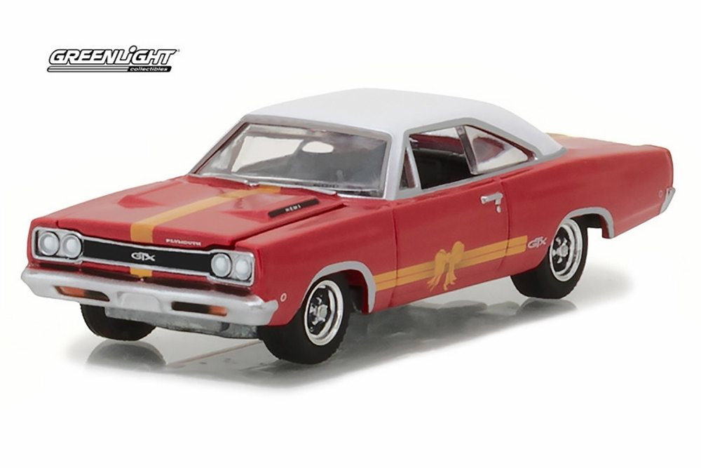 1968 Plymouth GTX Hard Top, Red - Greenlight 37120/48 - 1/64 Scale