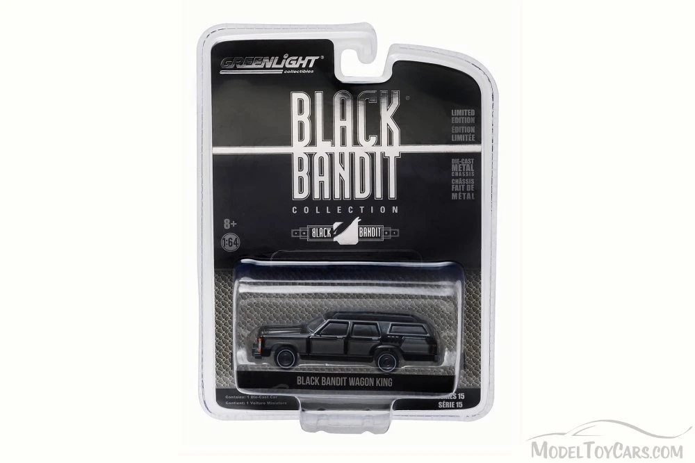 Black Bandit Wagon King, Black - Greenlight 27860F - 1/64 Scale