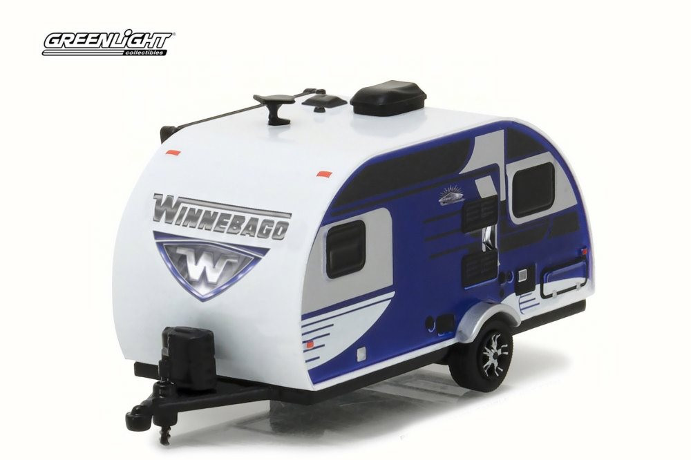 2016 Winnebago Winnie Drop 1710, Blue - Greenlight 34020D - 1/64 Scale Diecast Model Toy Car