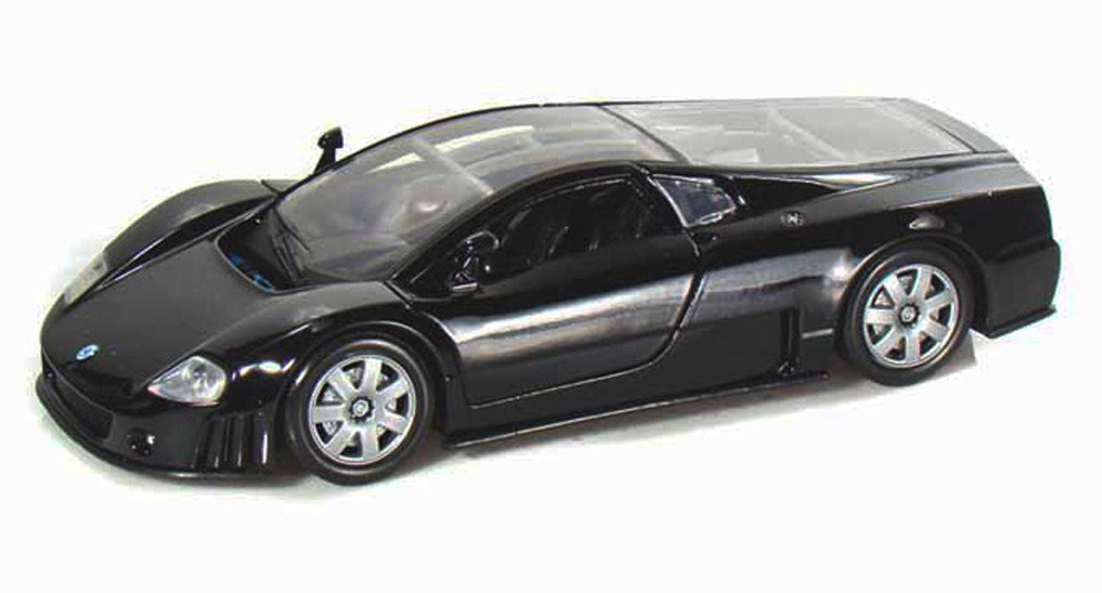 Volkswagen Nardo W12 Show Car, Black - Motormax 73241 - 1/24 scale Diecast Model Toy Car