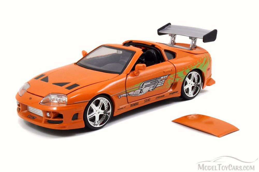 1995 Brian's Toyota Supra Open Top, Orange - JADA 97236 - 1/24