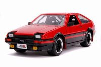 1986 Toyota Trueno AE86 Hardtop, Glossy Red with Black - Jada