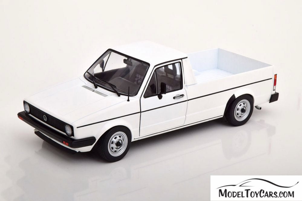 Volkswagen Caddy MK1 Pickup, White - Solido S1803501 - 1/18 scale