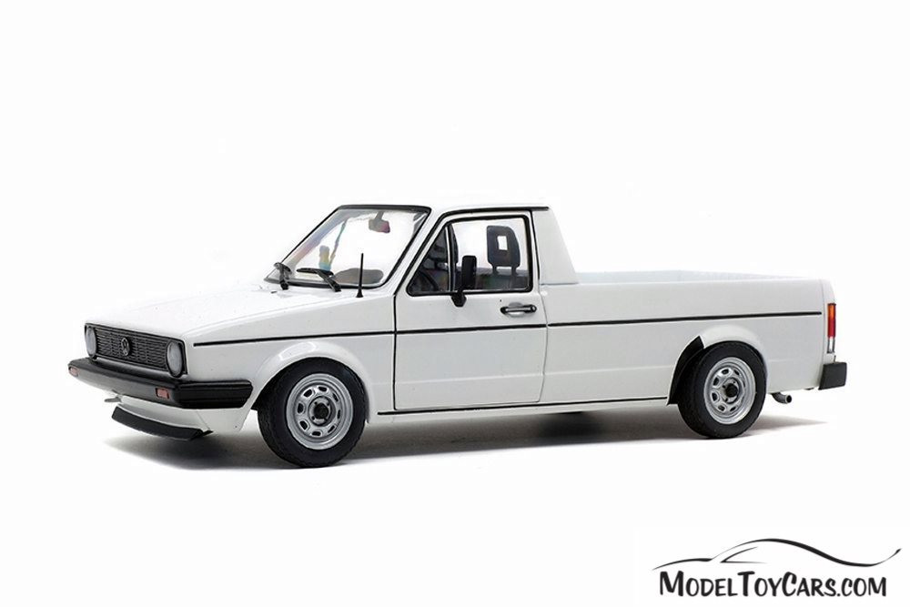 Volkswagen Caddy MK1 Pickup, White - Solido S1803501 - 1/18 scale