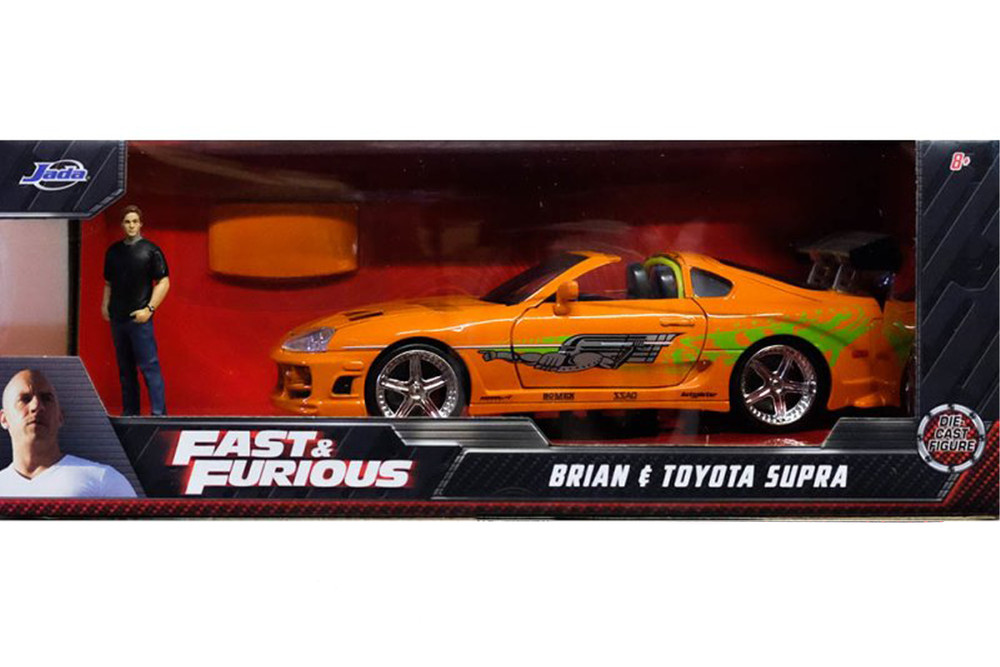 Toyota Supra with Brian Figure, Fast & Furious - Jada 30738