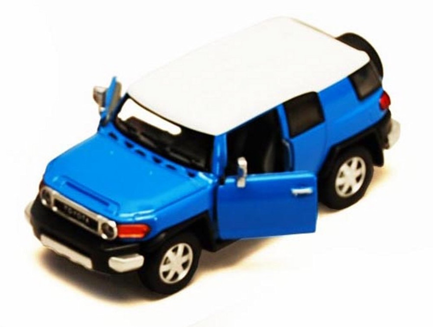 Toyota FJ Cruiser SUV, Blue -  5343D - 1/36 scale Diecast Model Toy Car (Brand New, but NOT IN BOX)