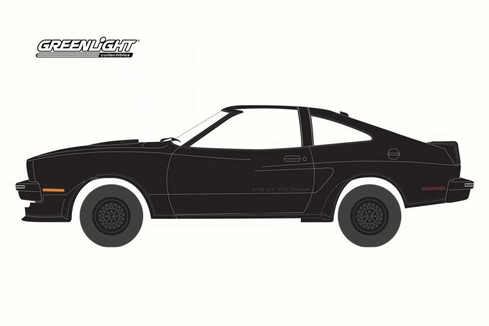 1978 Ford King Cobra II, Black - Greenlight 27950E/48 - 1/64 Scale Diecast Model Toy Car