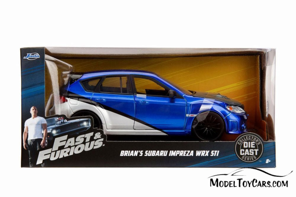 Subaru Impreza WRX STI, The Fate of the Furious - Jada 99514/4 - 1/24 Scale Diecast Model Toy Car