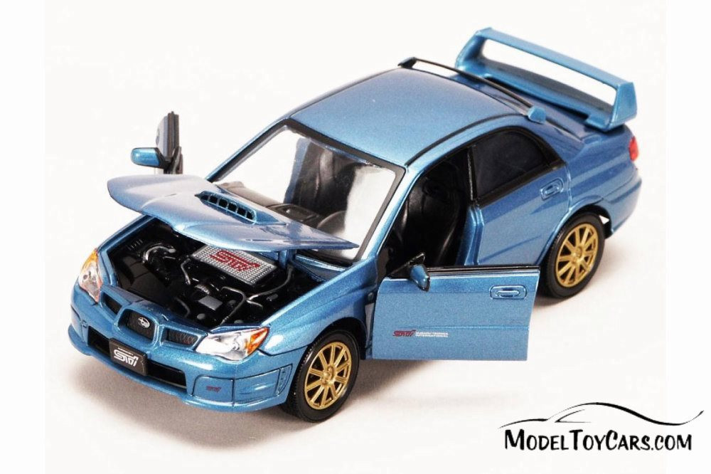 Subaru Impreza WRX Hard Top, Blue - Showcasts 73330BU - 1/24 scale Diecast Model Toy Car