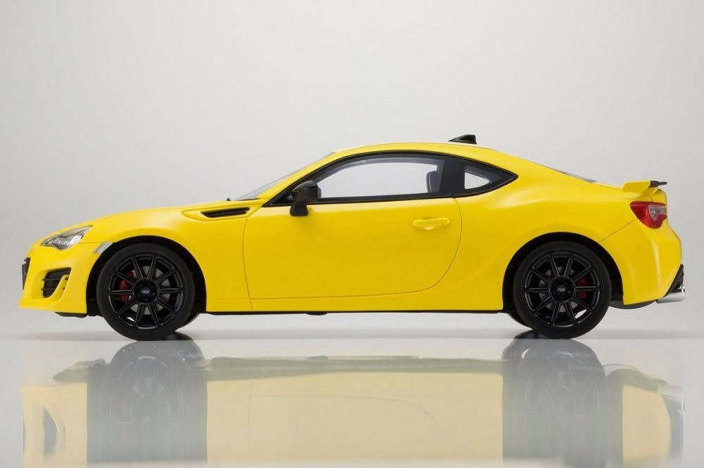 Subaru BRZ GT, Yellow - Kyosho KSR18027Y - 1/18 Scale Collectible Resin  Model Car