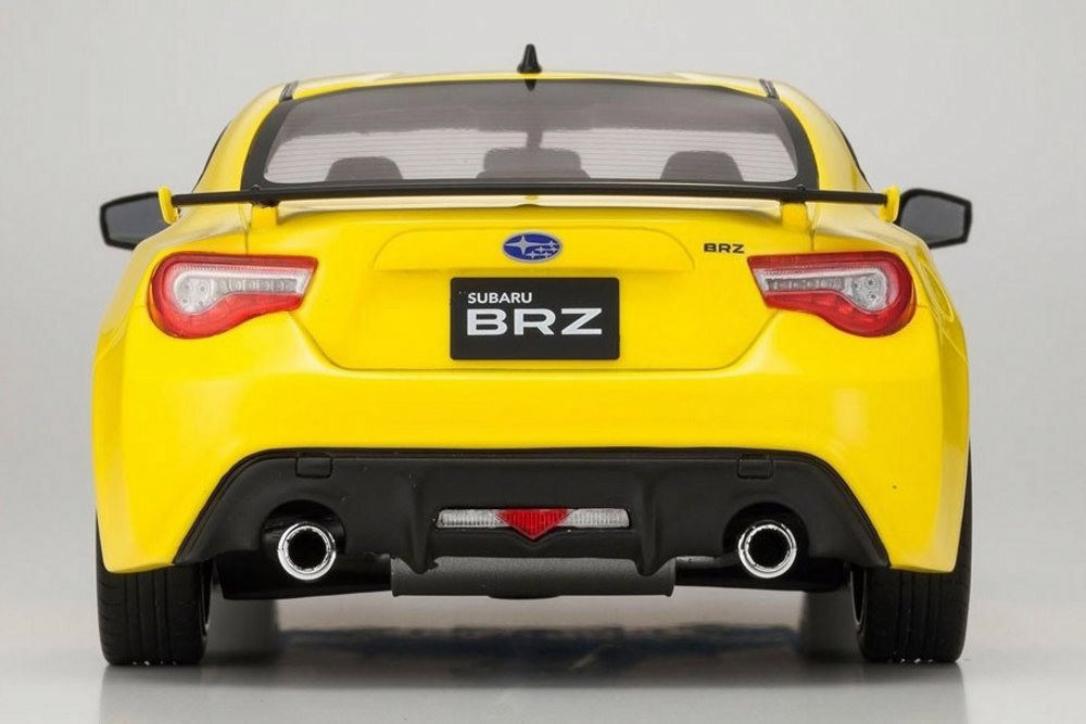 Subaru BRZ GT, Yellow - Kyosho KSR18027Y - 1/18 Scale