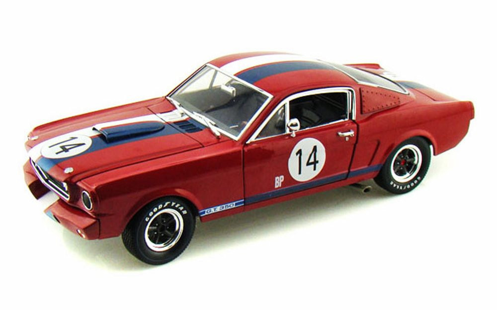 1966 Shelby GT 350R #14, Red w/ Blue & White Stripes - Shelby