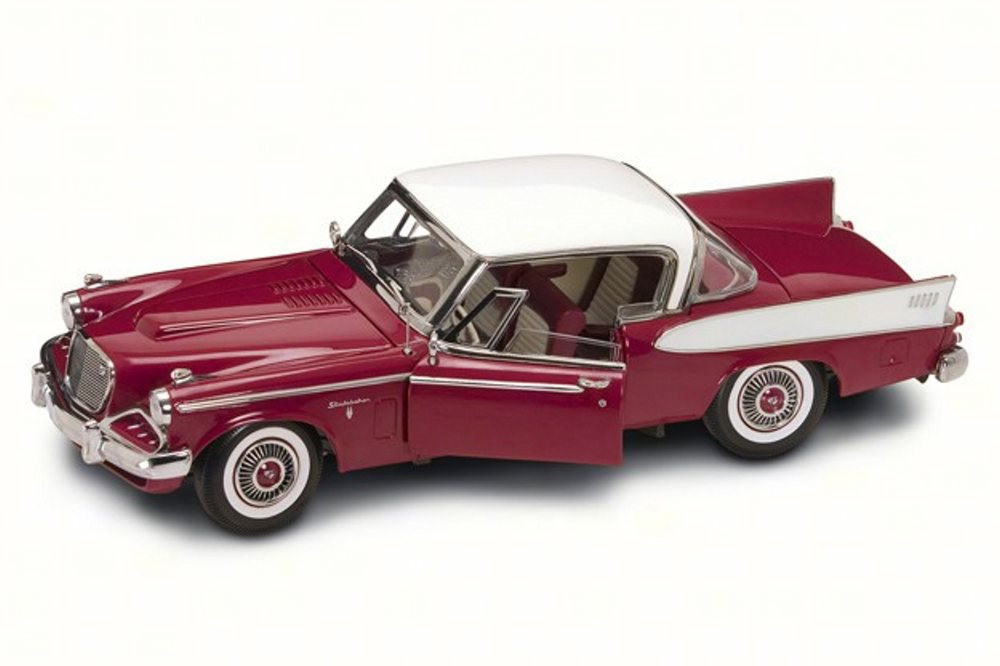 1958 Studebaker Golden Hawk, Claret - Road Signature 20018BG - 1