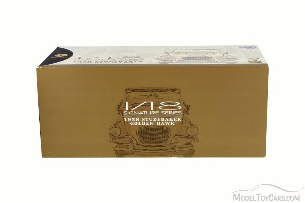 1958 Studebaker Golden Hawk, Gold - Road Signature 20018G - 1/18 Scale Diecast Model Toy Car