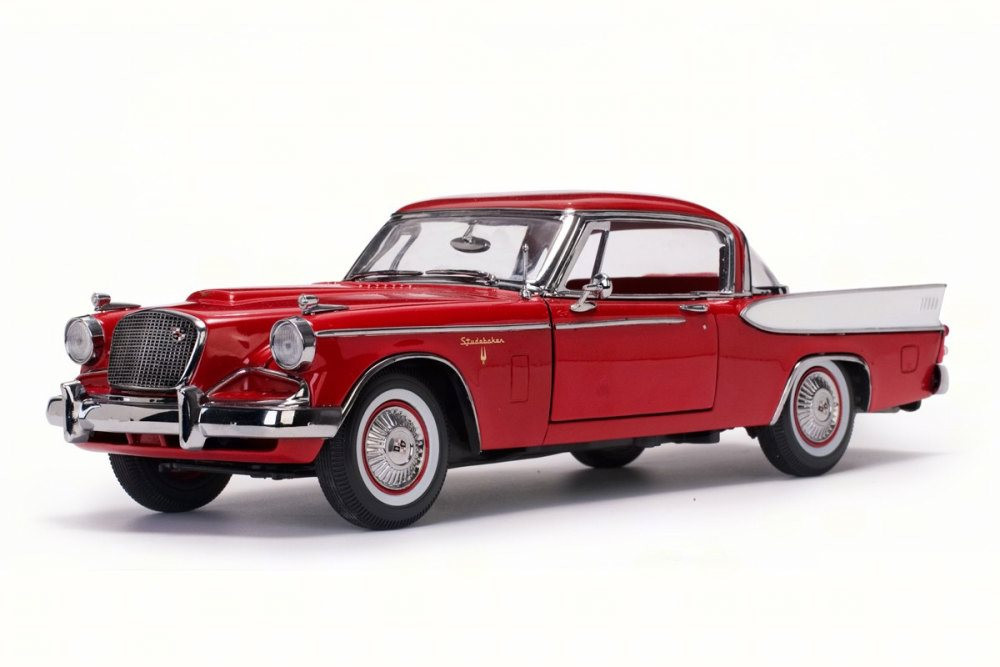 1957 Studebaker Golden Hawk, Apache Red - Sun Star 6153 - 1/18