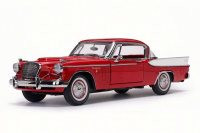 1957 Studebaker Golden Hawk, Apache Red - Sun Star 6153 - 1/18