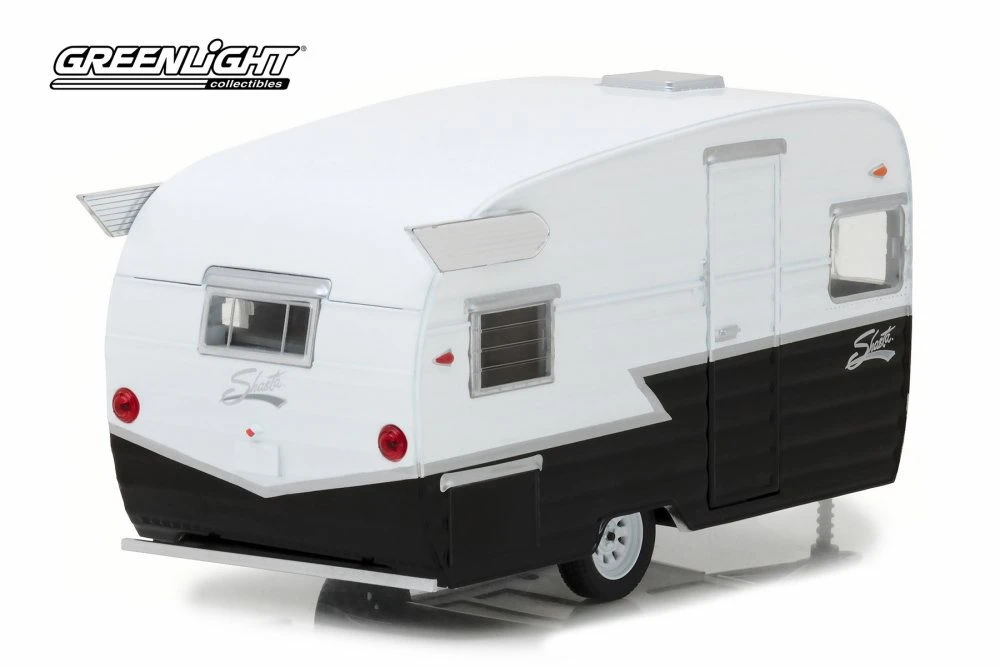 Shasta 15' Airflyte, Black and white - Greenlight 18440B/12 - 1/24