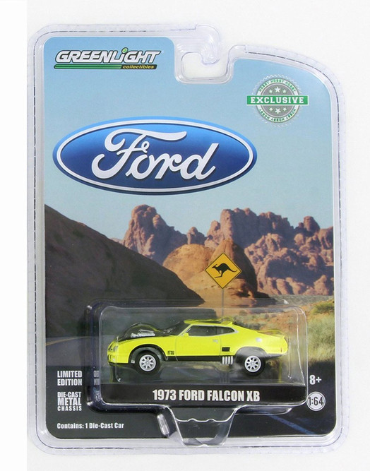 1973 Ford Falcon XB, Yellow - Greenlight 29947/48 - 1/64 Scale