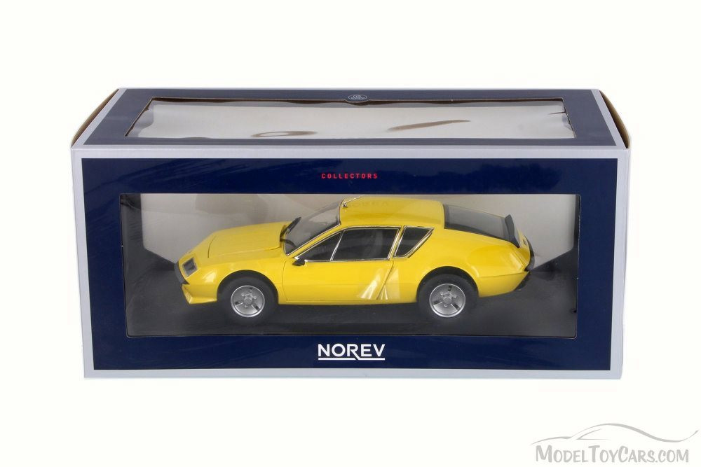 1977 Renault Alpine A310, Yellow - Norev 185143 - 1/18 Scale Diecast Model Toy Car