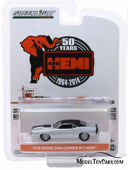 1970 Dodge Challenger R/T 426 HEMI 50 Years - Greenlight 28000B - 1/64  scale Diecast Model Toy Car