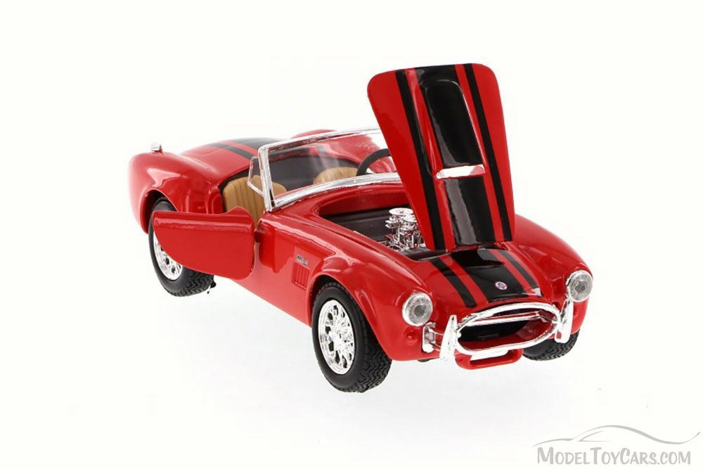 1965 Shelby Cobra 427 Convertible, Red - Maisto 31276 - 1/24 Scale Diecast Model Toy Car