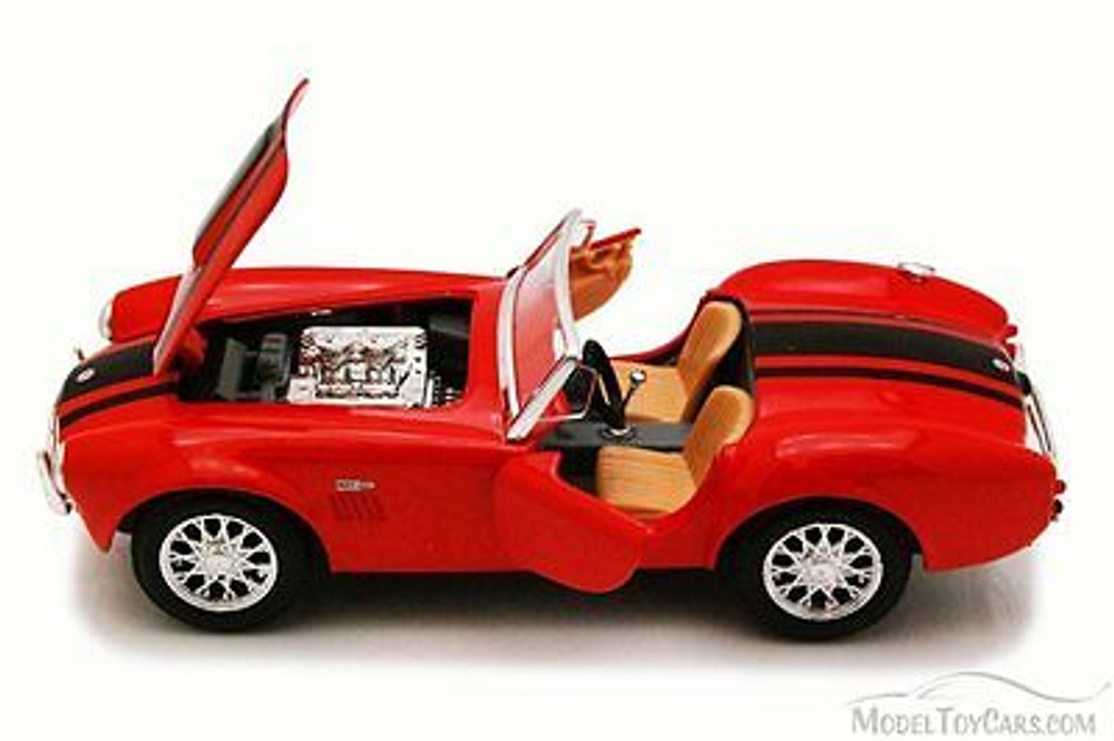 1965 Shelby Cobra 427 Convertible, Red - Maisto 31276 - 1/24 Scale Diecast Model Toy Car