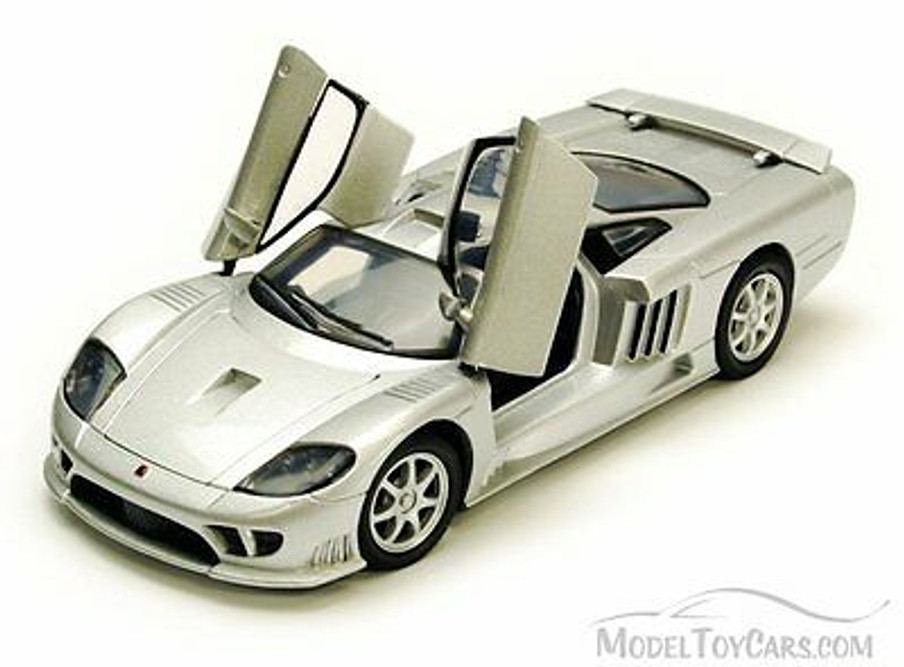 Saleen S7, Silver - Motormax 73279 - 1/24 scale Diecast Model Toy Car