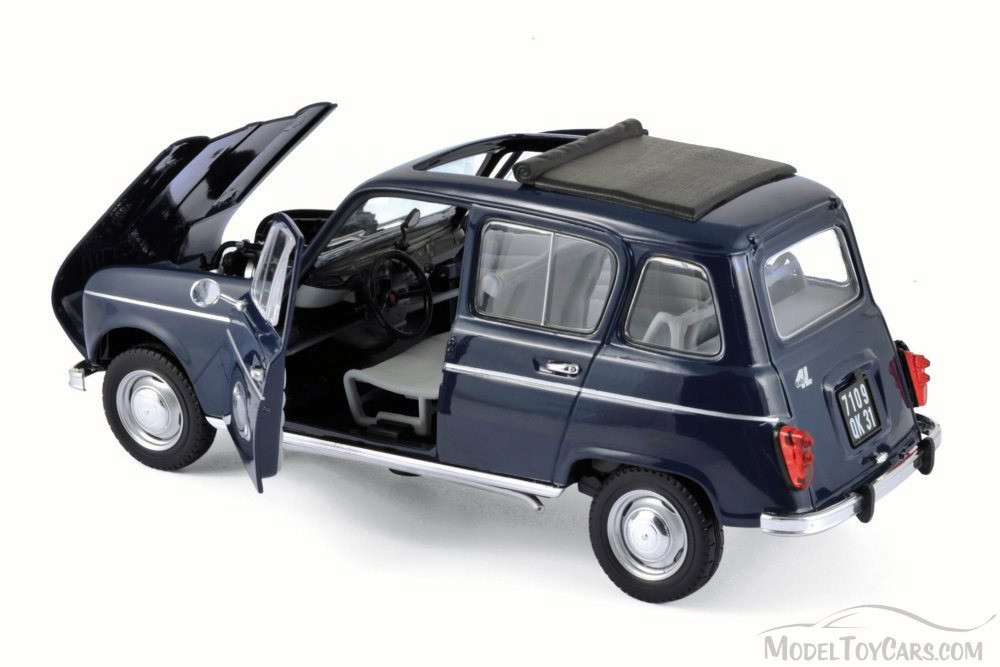 1965 Renault 4, Copenhague Blue - Norev 185241 - 1/18 Scale