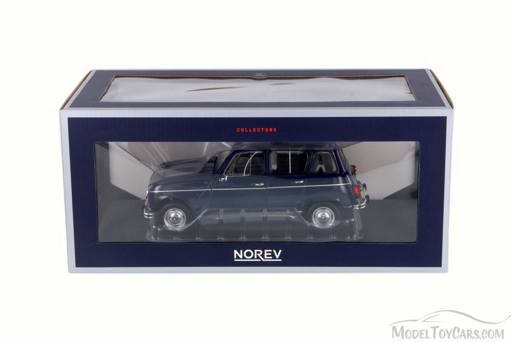 1965 Renault 4, Copenhague Blue - Norev 185241 - 1/18 Scale