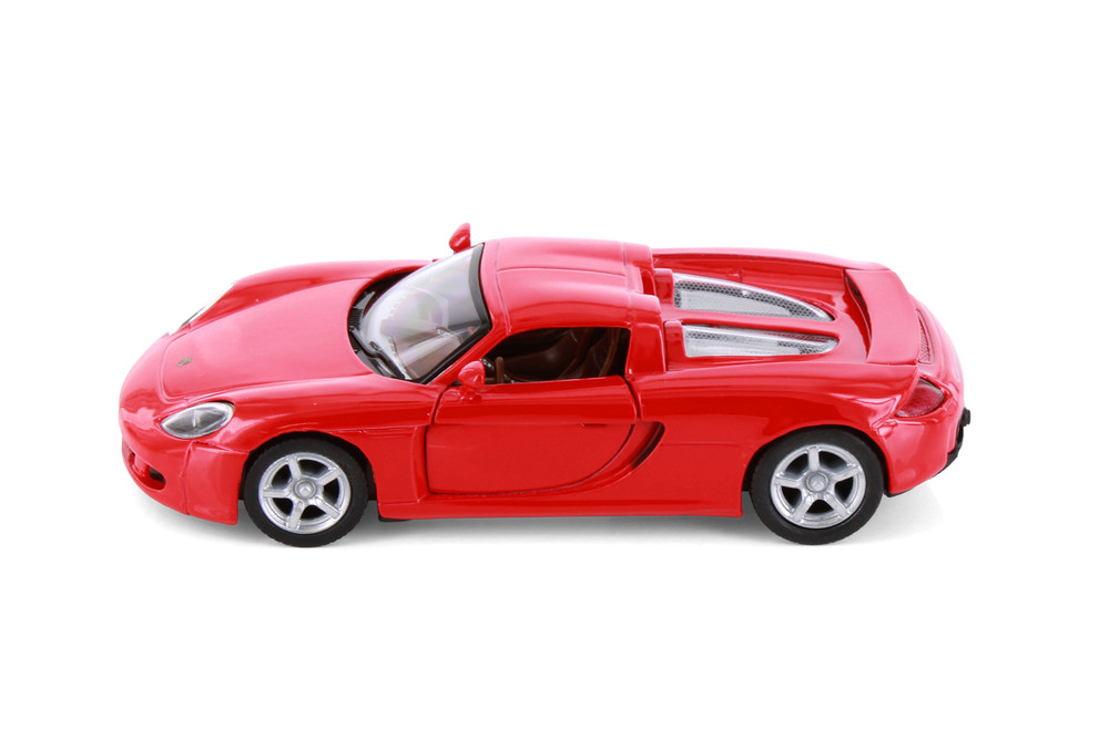 Porsche Carrera GT, Red - Kinsmart 5081D - 1/36 scale Diecast Car
