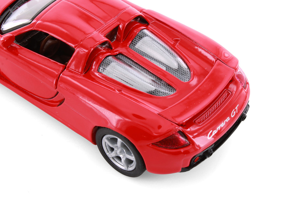 Porsche Carrera GT, Red - Kinsmart 5081D - 1/36 scale Diecast Car