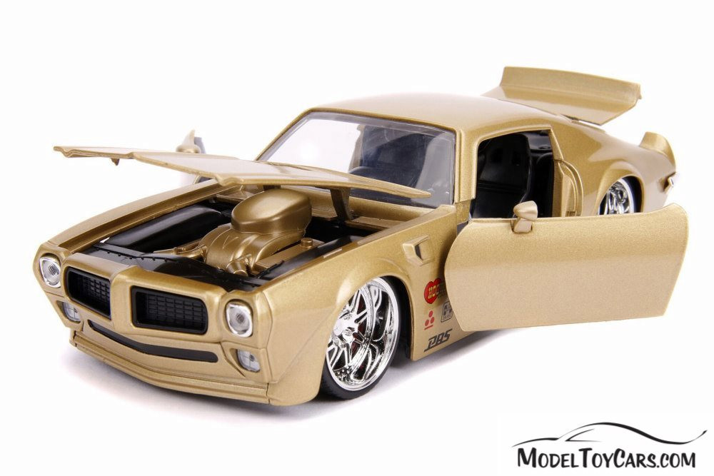 1972 Pontiac Firebird Hardtop - Hooker, Gold Metallic - Jada 31459 - 1/24 scale Diecast Model Toy Car