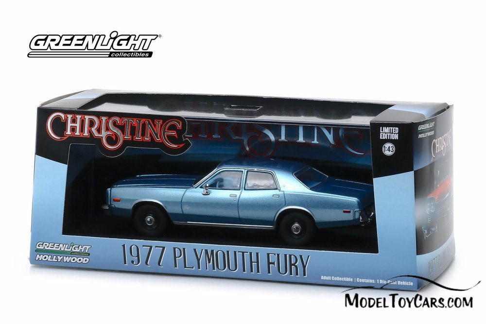 1977 Plymouth Fury Hardtop, Christine - Detective Rudolph Junkins - Greenlight 86559 - 1/43 scale Diecast Model Toy Car