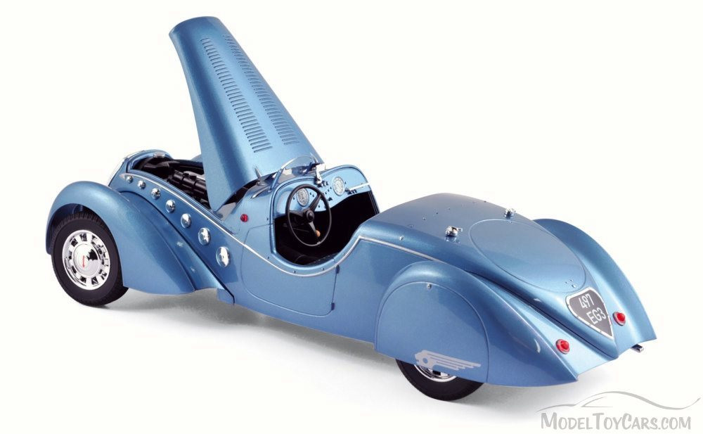 1937 Peugeot 302 Darl's Mat Roadster, Blue Metallic - Norev 184821