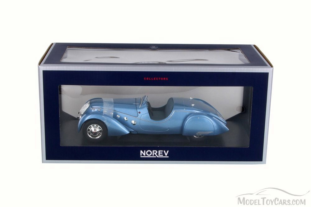 1937 Peugeot 302 Darl's Mat Roadster, Blue Metallic - Norev 184821