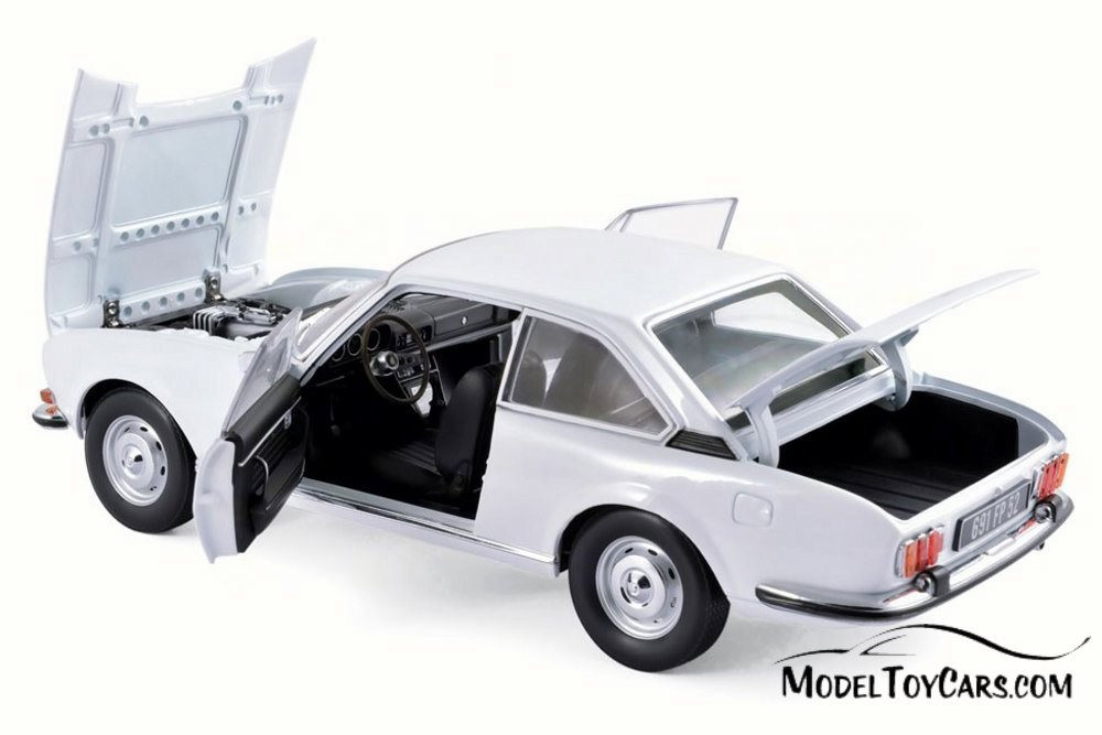 ノレブ Norev プジョー　 PEUGEOT 504 1/18 1969 Peugeot 504 Coupe, White - Norev 184825 - 1/18 Scale
