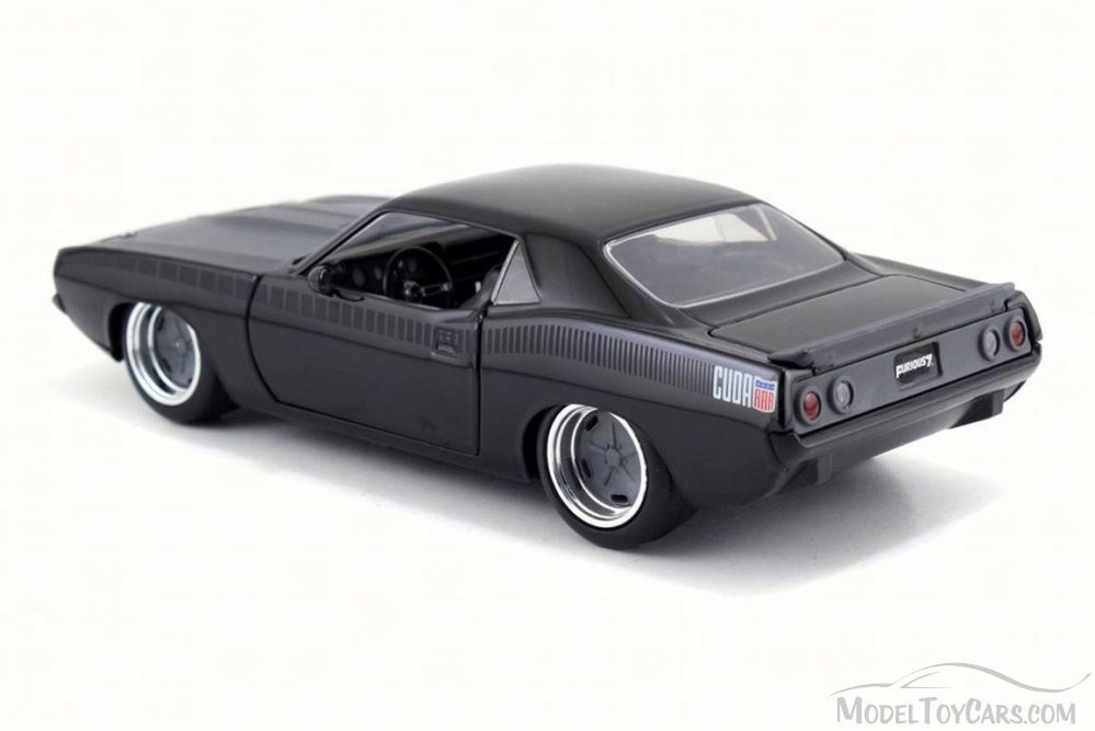 Letty's Plymouth Barracuda, Black - Jada 97195 - 1/24 Scale