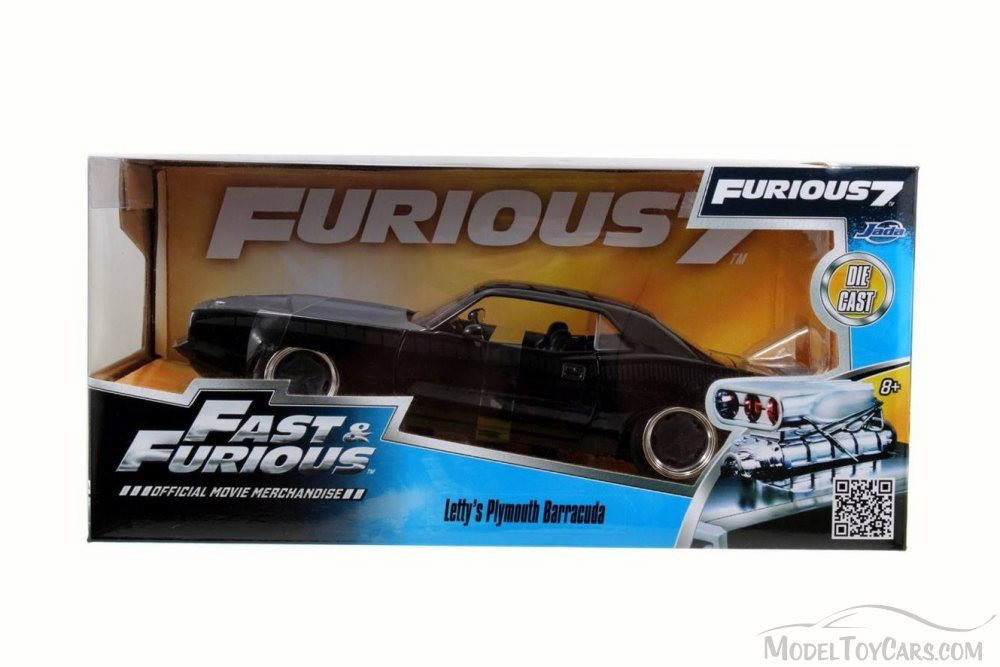 Fast and Furious Letty's Plymouth Barracuda 1/24 Scale Diecast Model by Jada 
