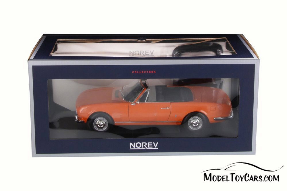 1970 Peugeot 504 Cabriolet, Orange - Norev 184826 - 1/18 Scale