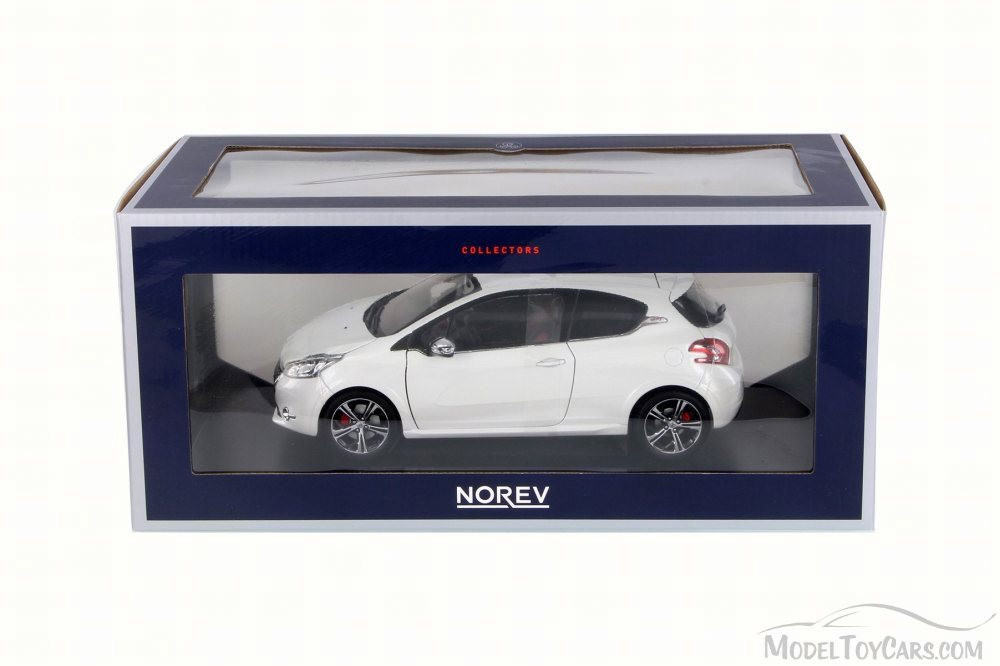 2013 Peugeot 208 GTi, Pearl White - Norev 184824 - 1/18 Scale