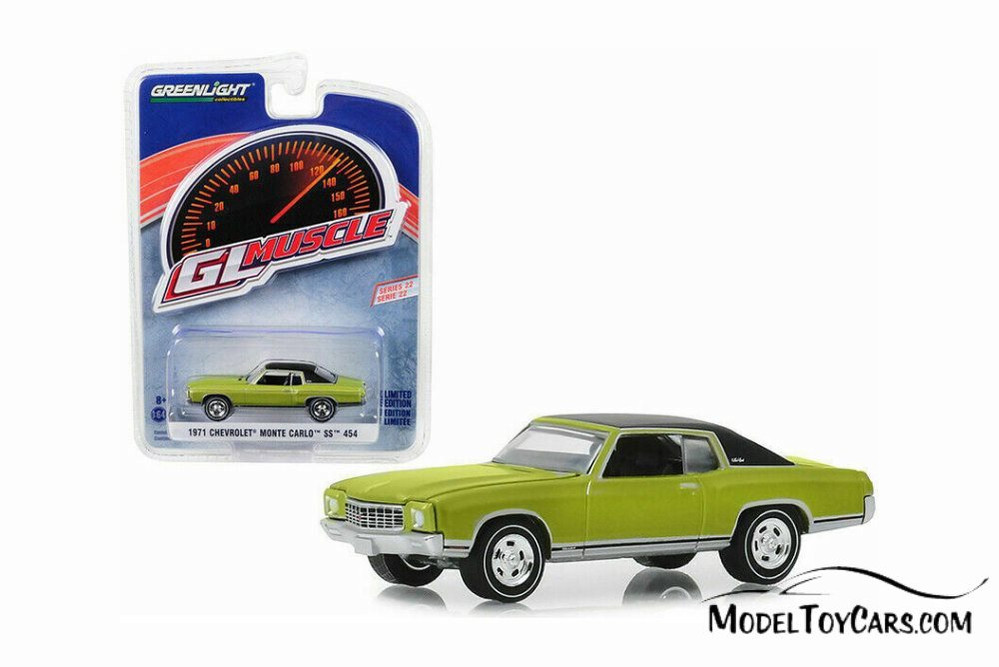 1971 Chevy Monte Carlo SS 454 Hardtop, Cottonwood Green