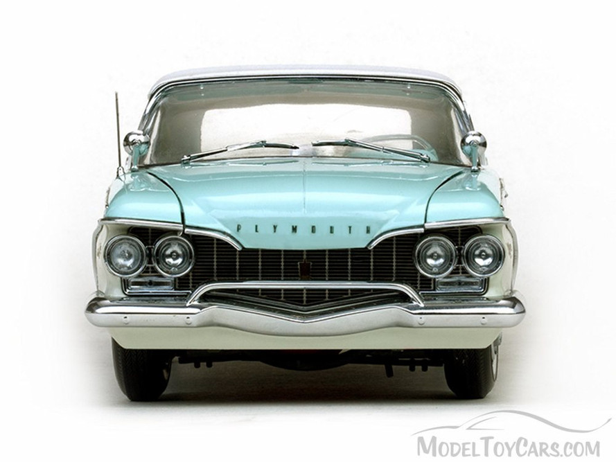 1960 Plymouth Fury Closed Convertible, White - Sun Star 5411 - 1