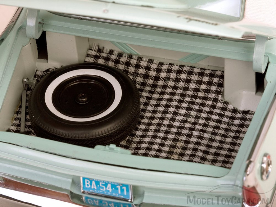 1960 Plymouth Fury Closed Convertible, White - Sun Star 5411 - 1