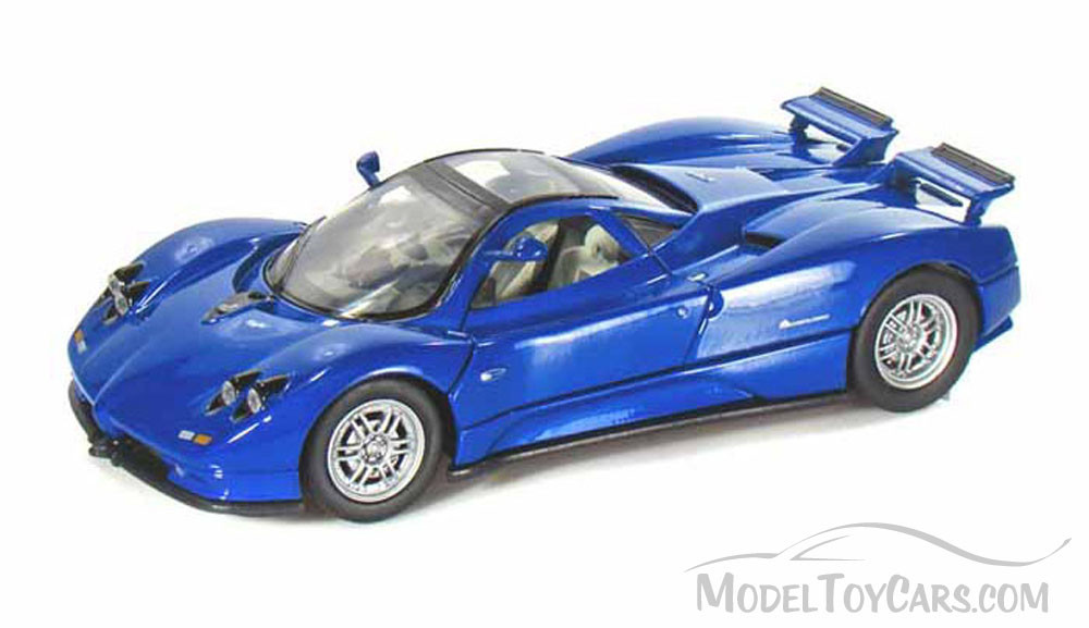 Pagani Zonda C12, Blue - Motormax 73272 -1/24 scale Diecast Model Toy Car