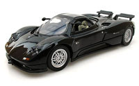 Pagani Zonda C12, Black - Motormax 73272 -1/24 scale Diecast Model
