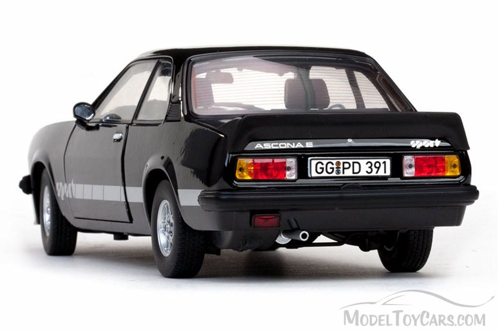 Opel Ascona Sport, Black - Sun Star 5391 - 1/18 Scale Diecast Model Toy Car