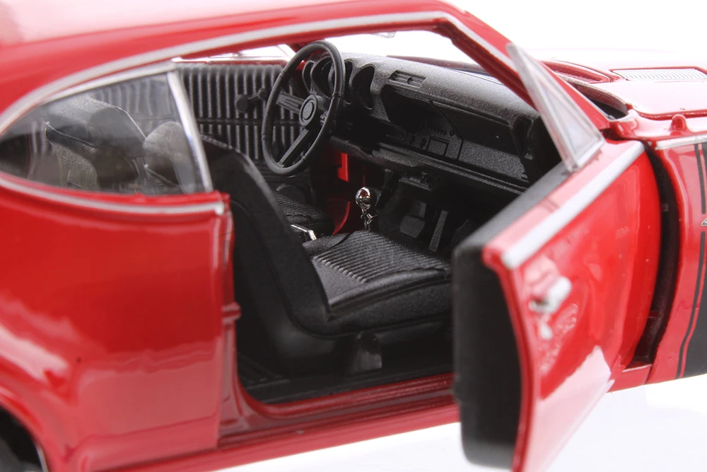 1968 Oldsmobile 442, Red - Welly 24024WR - 1/24 Scale Diecast Model Toy Car